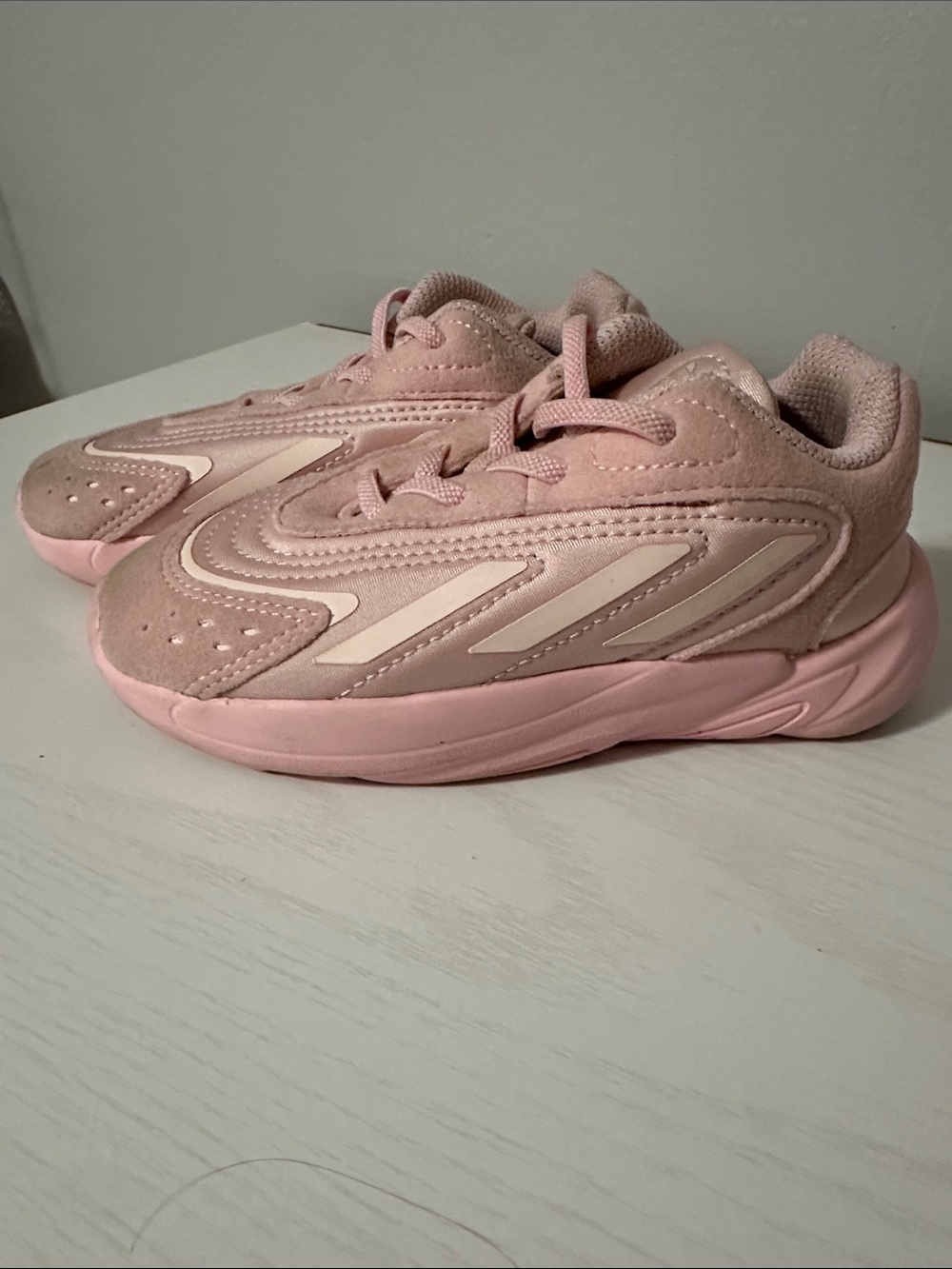 Adidas Kids Pink Athletic Sneakers